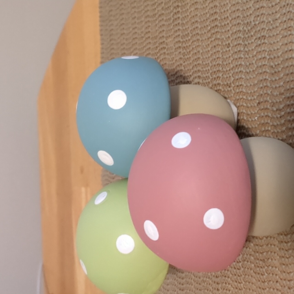 Deco mushroom shaped item with polka dots pick ur favorite color New